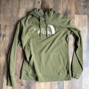 Olive green north face